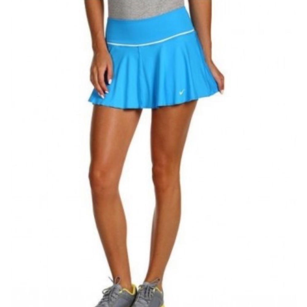 Nike blue tennis skort